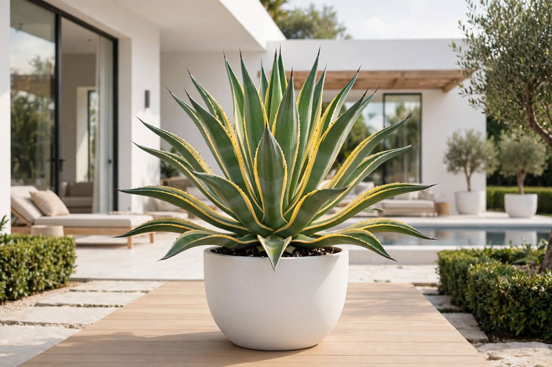 Tanaman agave mahkota