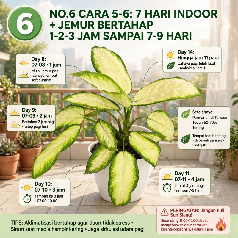 tanaman hias aglonema kuning