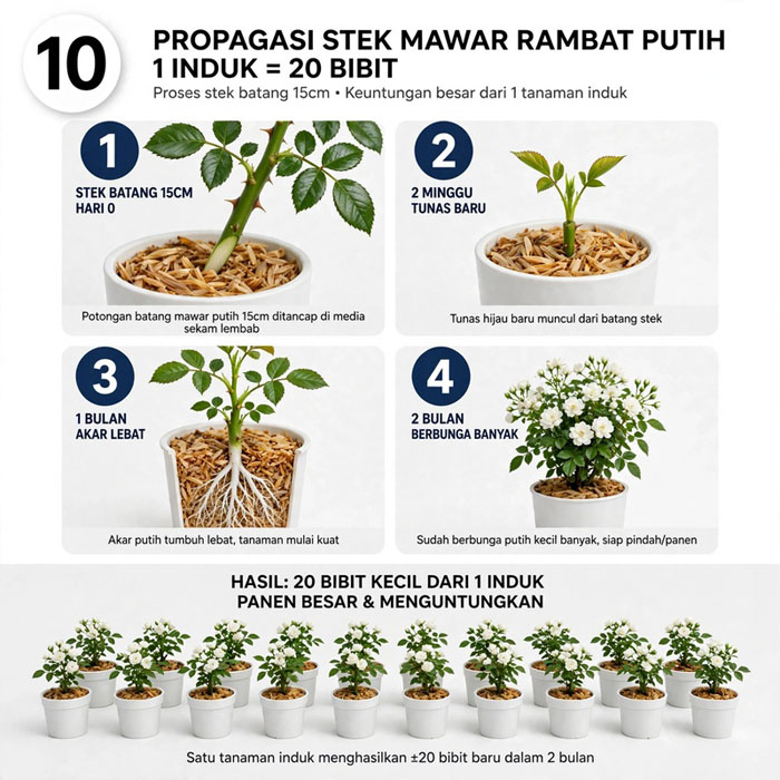 perawatan bunga mawar
