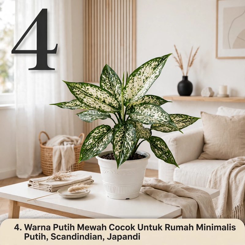 Aglaonema Hijau Putih