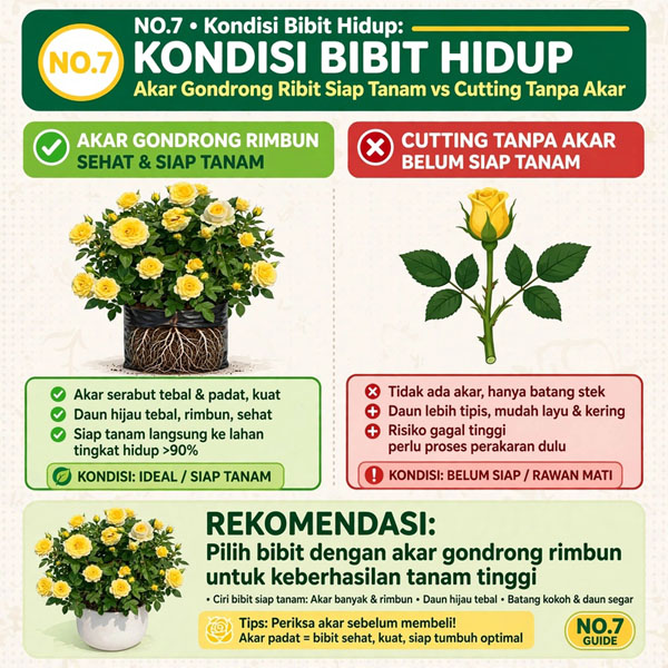 cara merawat mawar kuning